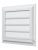 Решетка вентиляционная AIRVENT регулируемая жалюзи 281х281 пластик ERA