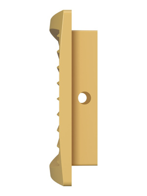 Решетка вентиляционная ДП фланец 275х105 переточная 300х135 пластик Beige ERA