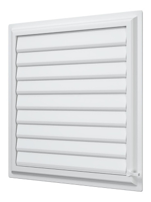 Решетка вентиляционная AIRVENT регулируемая жалюзи 452х483 пластик ERA