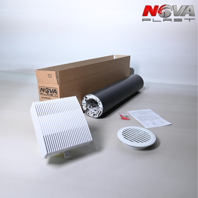 Приточный клапан NovaSTYLE 1000мм с пластиковой решеткой ASA