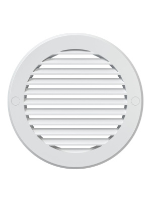 Решетка вентиляционная РК фланец D125 D161 пластик ERA