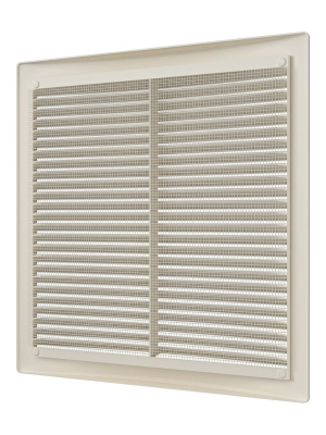 Решетка вентиляционная РЦ сетка 250х250 пластик Ivory ERA